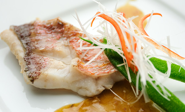 鮮魚の中華風蒸し物(切り身)